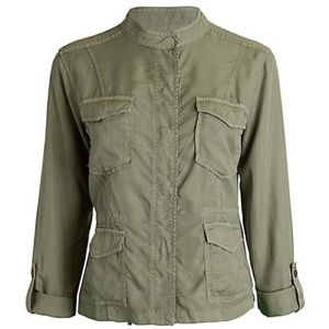 Army green safari utility jacket